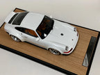 Porsche 911 Singer DLS Gloss White Wood Base 40 pcs IVY model of the  1/12 scale