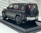 Land Rover Defender (Matte Black/ Red Interior) [OEM EXCLUSIVE] 1:18 scale Motorhelix