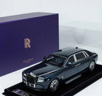 H&H 1/18 Rolls Royce Phantom Series II EWB In Blue Henson Heaven