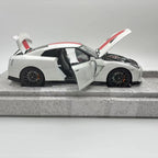 1/18 Nissan GTR R35 50th Anniversary Edition Alloy Openable Car Model MotorHelix