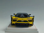 1/18 Ivy Models Lamborghini Aventador GT EVO Liberty walk Yellow Leather Base