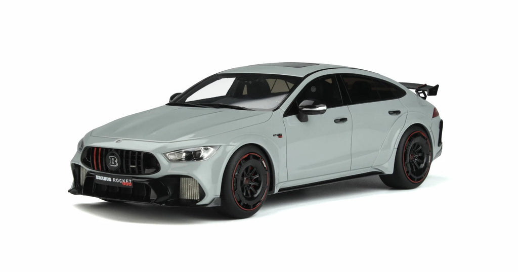 Mercedes Benz GT-Class GT63 Rocket Brabus 900 2019 Silver Gt-Spirit 1/18