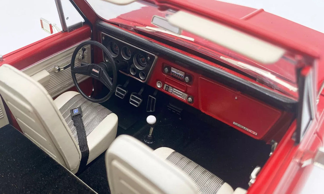 GMC Jimmy Slammed Custom (Red & White) Diecast Car Model  1/18 ACME 1970