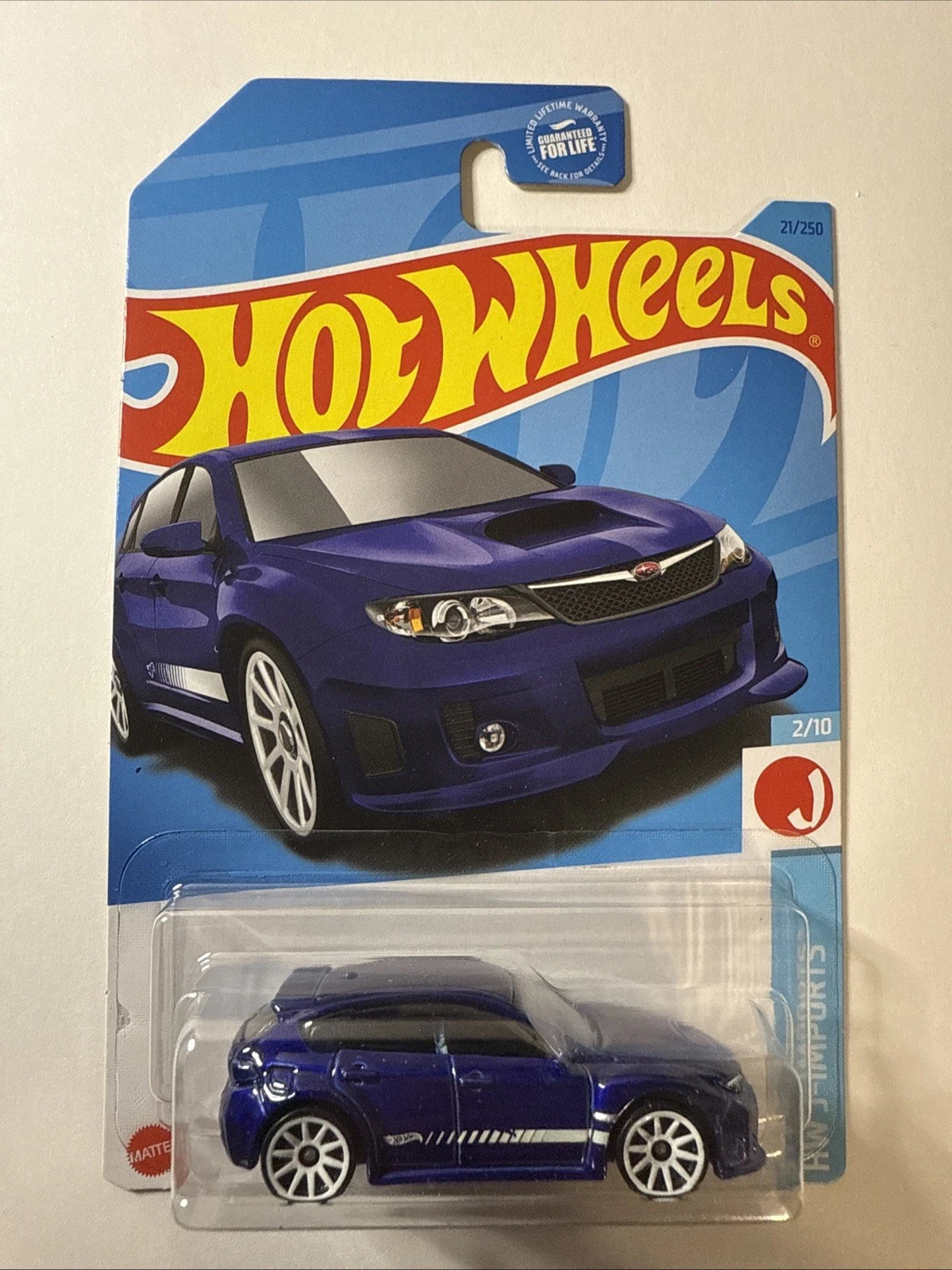 2023 Hot Wheels HW J-Imports #2/10 Subaru WRX STI Blue #21/250