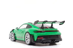 Minichamps 1:18 Porsche 911 GT3 RS (992) in Python Green / Silver Wheels