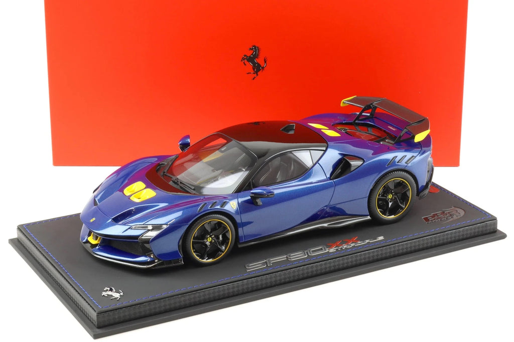 1:18 BBR Ferrari SF90 XX Stradale Blue Tour De France - Limited 80 Pcs.