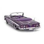 CHEVROLET IMPALA LOWRIDER CABRIOLET OPEN PURPLE 1:18 SCALE BY SUN-STAR