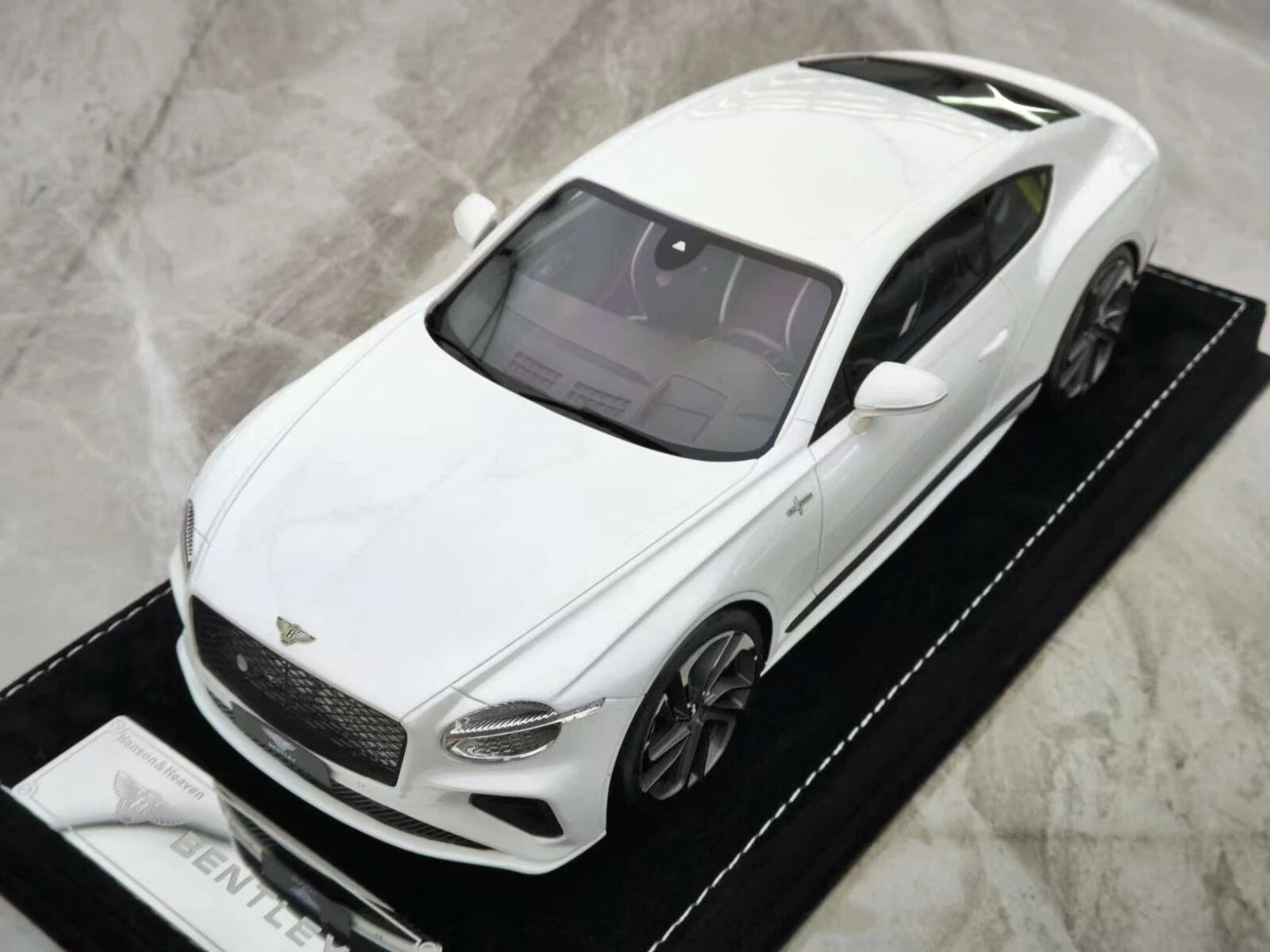 Bentley Continental GTS (Chrome Silver) [Henson&Heaven] 1/18 scale