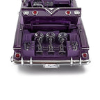 CHEVROLET IMPALA LOWRIDER CABRIOLET OPEN PURPLE 1:18 SCALE BY SUN-STAR