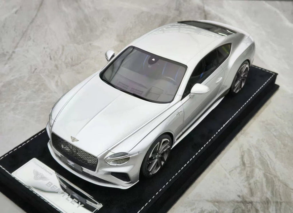 Bentley Continental GTS (Chrome Silver) [Henson&Heaven] 1/18 scale
