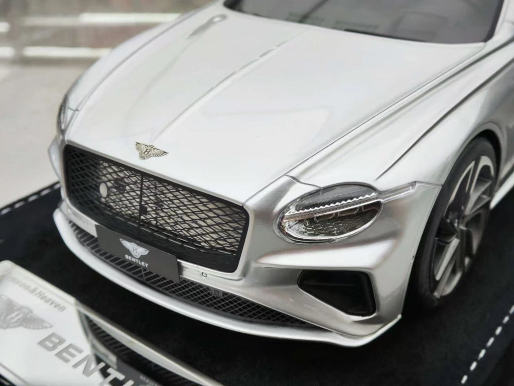 Bentley Continental GTS (Chrome Silver) [Henson&Heaven] 1/18 scale