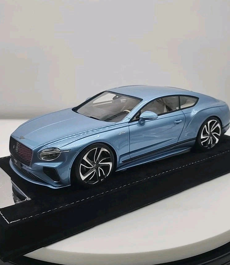 Bentley Continental GTS (Chrome Silver) [Henson&Heaven] 1/18 scale