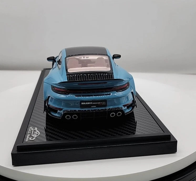 1/18 Porsche Brabus 900 Rocket R / VIP models / limited / Frozen Blue