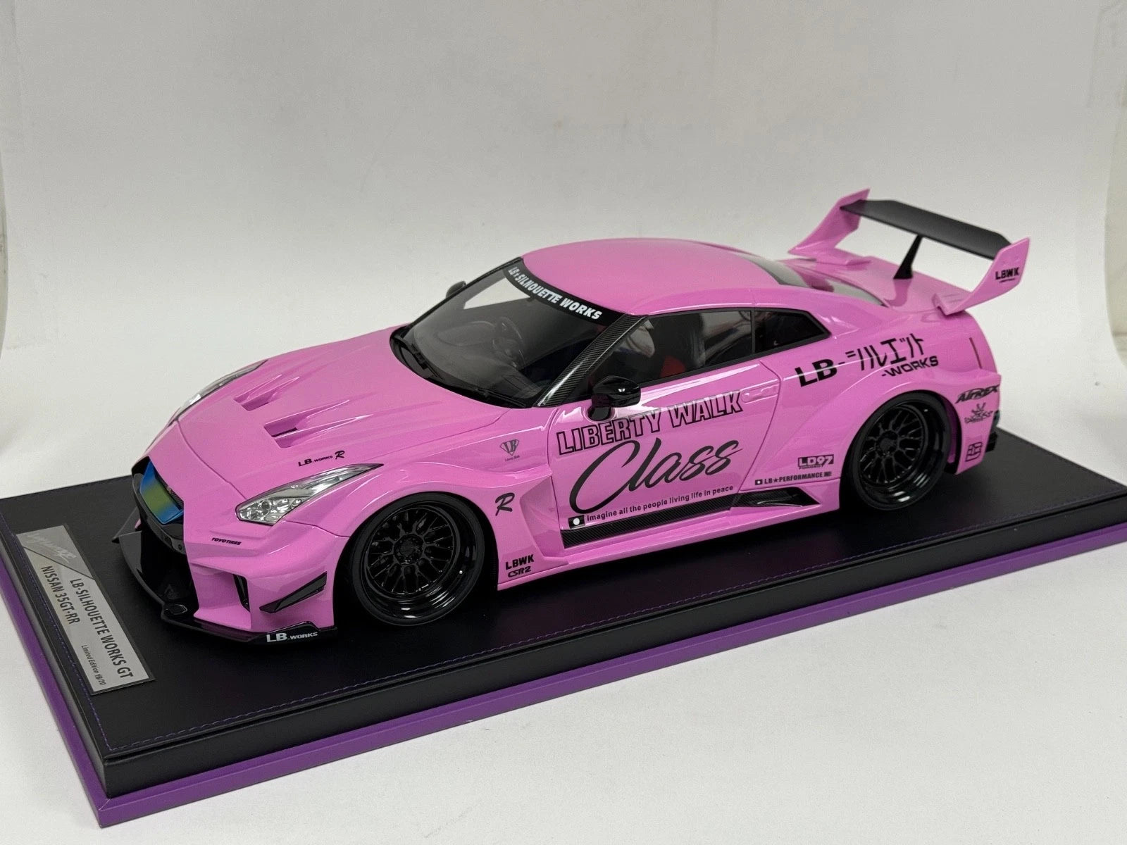 1/12 scale IVY model of the Nissan R35 GT-RR Pink Liberty walk Leather 20 pcs