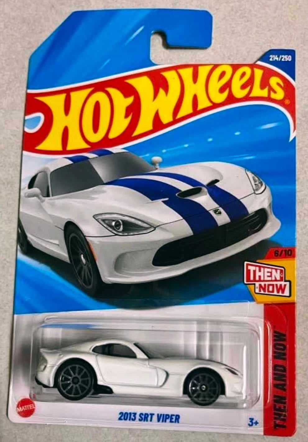 2013 SRT Viper 214/250 Hot Wheels - 2025 Then And Now 6/10