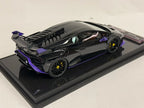 1/18 IVY Lamborghini Huracan STO Black Purple Accent Carbon Base