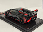 1/18 IVY Lamborghini Huracan STO Black Red accent Carbon Base