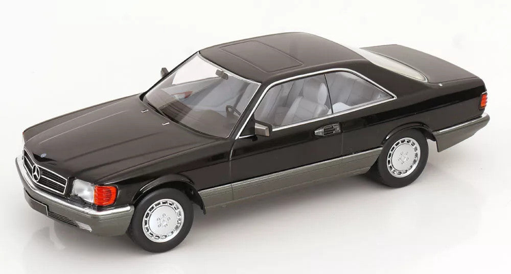 Mercedes-Benz 500 SEC (C126) (Black) Car Model 1/18 KK-Scale 1985