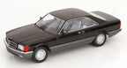 Mercedes-Benz 500 SEC (C126) (Black) Car Model 1/18 KK-Scale 1985