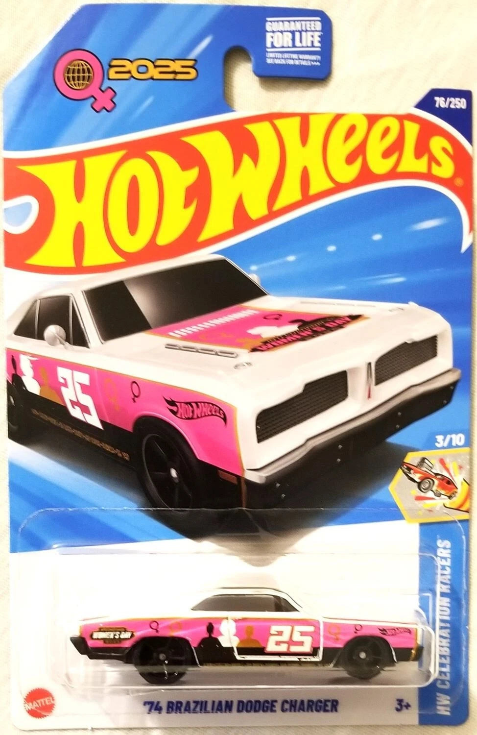 74 Brazilian Dodge Charger Hot Wheels - Celebration Racers 1/64
