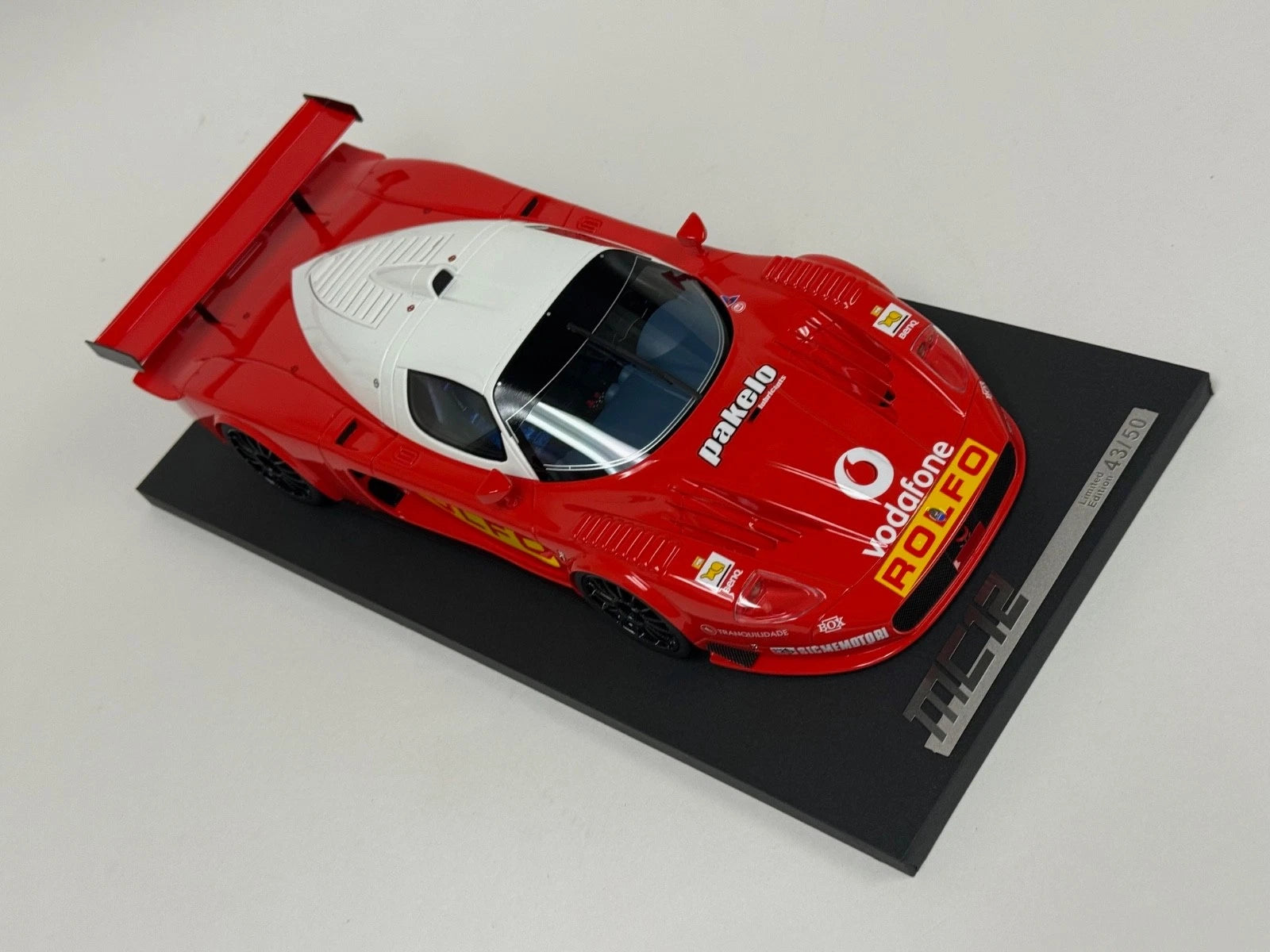 Preorder 1/18 AB Models / GL models Maserati MC 12 Corsa Rolfo Rossi test car 50 pieces