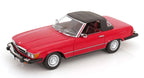 Mercedes Benz SL Class 450SL Cabriolet USA Version Red in 1/12 scale