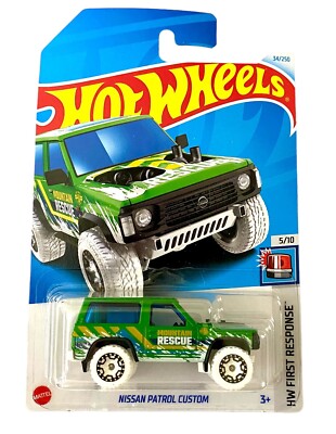 2024 Hot Wheels Nissan Patrol Custom First Response 5/10 MOUNTAIN