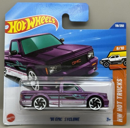 91 GMC Syclone Truck Hot Trucks Short Hot Wheels 1/64