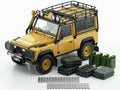 Land Rover Defender 90 Adventure with Rack & Accessories  1/18