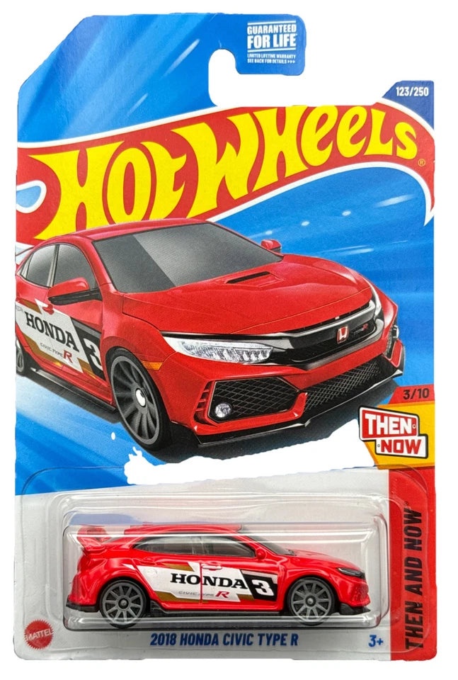Red 2018 Honda Civic Type R Hot Wheels 1/64