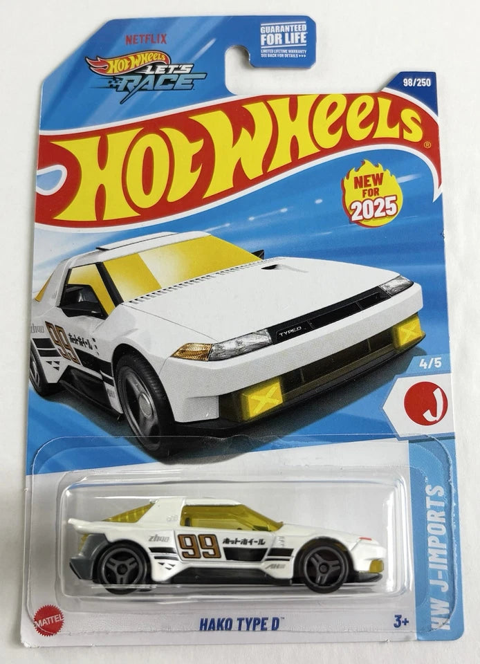Hako Type D  Hot Wheels HW J-Imports 4/5 White 1/64