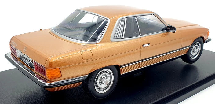 Mercedes 450 SLC 1973 Gold Metallic Model Car KK scale 1 1/18