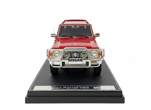 1/18 Diecast Nissan Patrol Super Safari Y60 Red IVY Models Scale Model Car