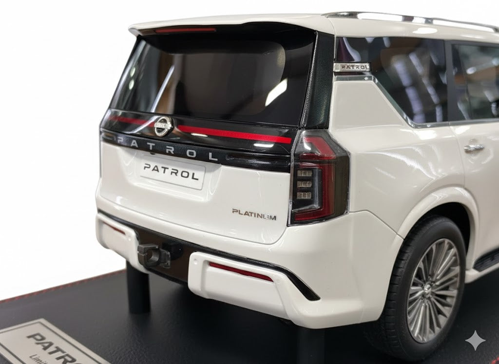 Nissan Patrol Y63 Platinum – White – Limited Edition 50 pcs 1/18