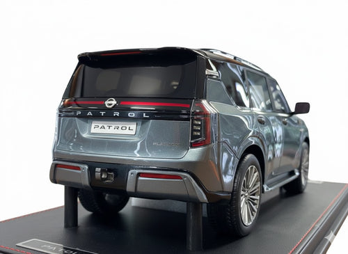 1/18  Nissan Patrol Y63 Platinum – Grey/Black – Limited Edition (50 pcs) SKU:FCDT4707