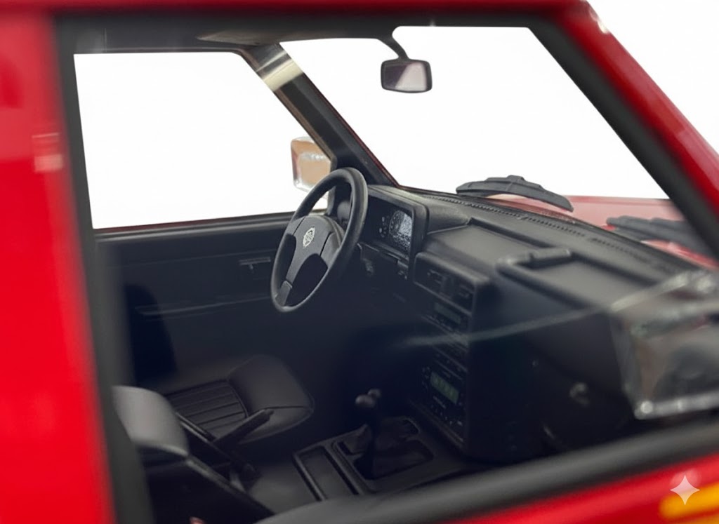 1/18 Diecast Nissan Patrol Super Safari Y60 Red IVY Models Scale Model Car