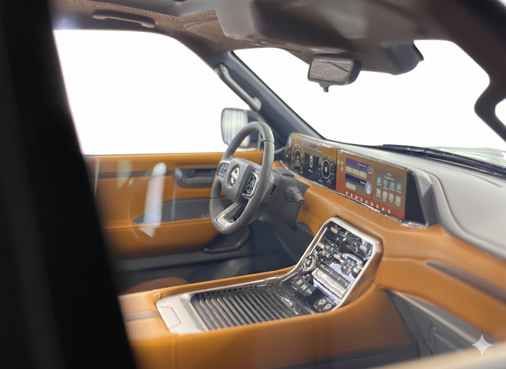 1/18 Resin Diamand Nissan Patrol Y63 Platinum – Grey – Limited Edition 50 pcs - Dubai Exclusive