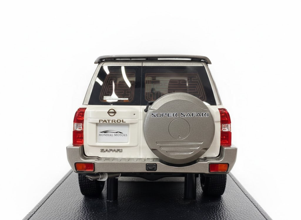 1/18 Nissan Patrol Super Safari Resin White by IVY Models Limited Edition