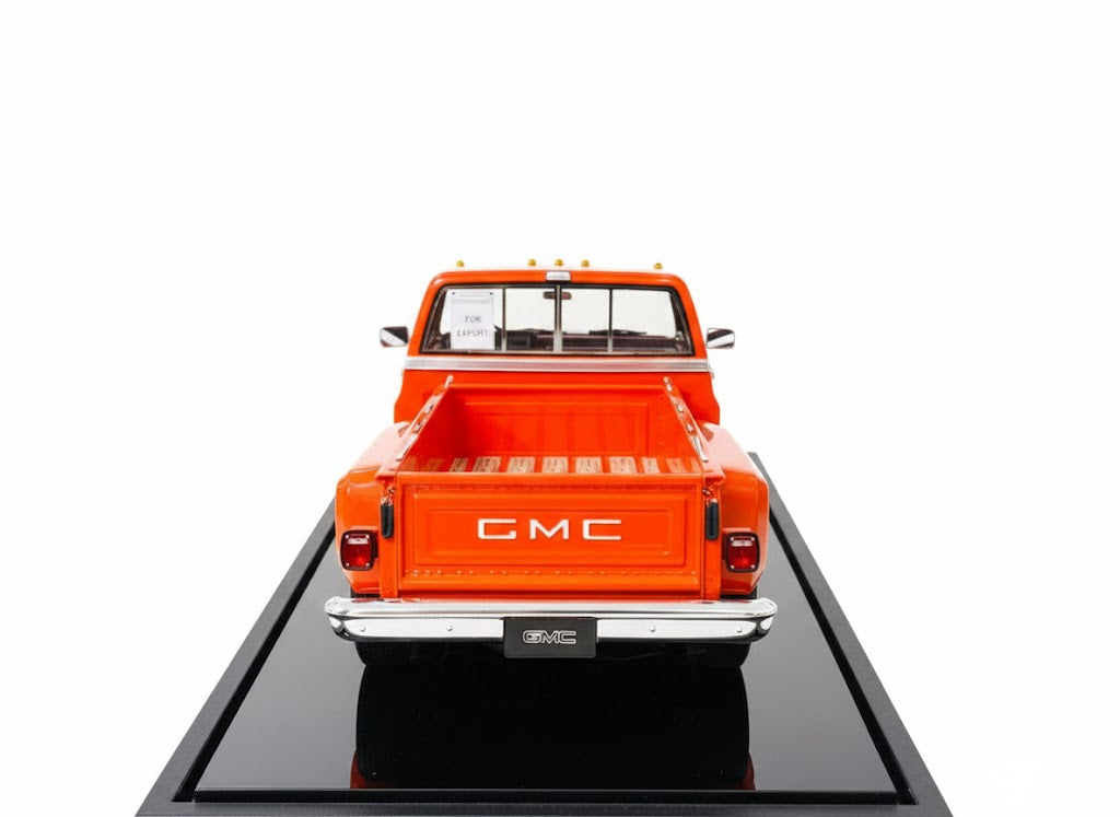 1/18 Resin- Old School Models GMC Sierra Classic 3500 (1986) in Orange, Limited to 110 Pieces