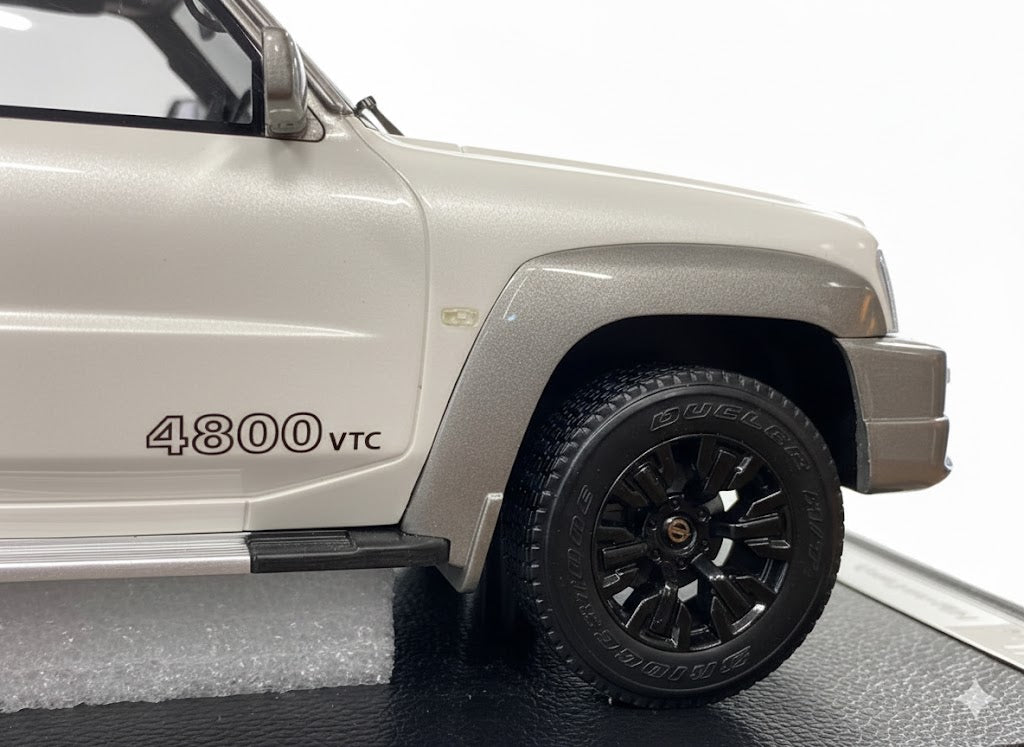 1/18 Nissan Patrol Super Safari Resin White by IVY Models Limited Edition