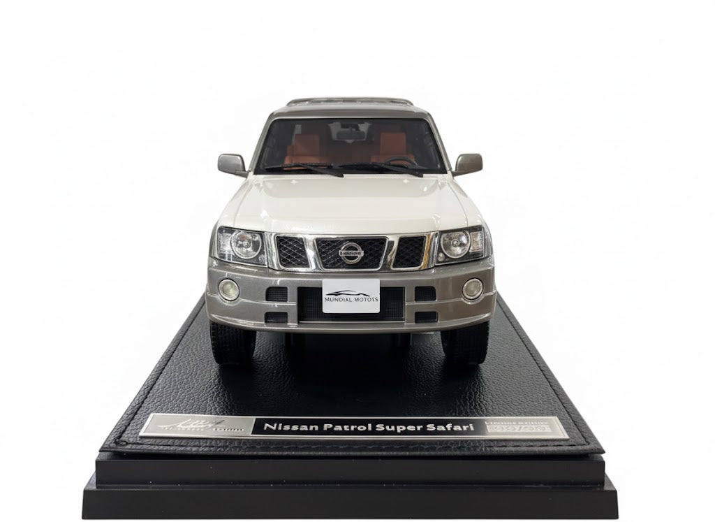1/18 Nissan Patrol Super Safari Resin White by IVY Models Limited Edition