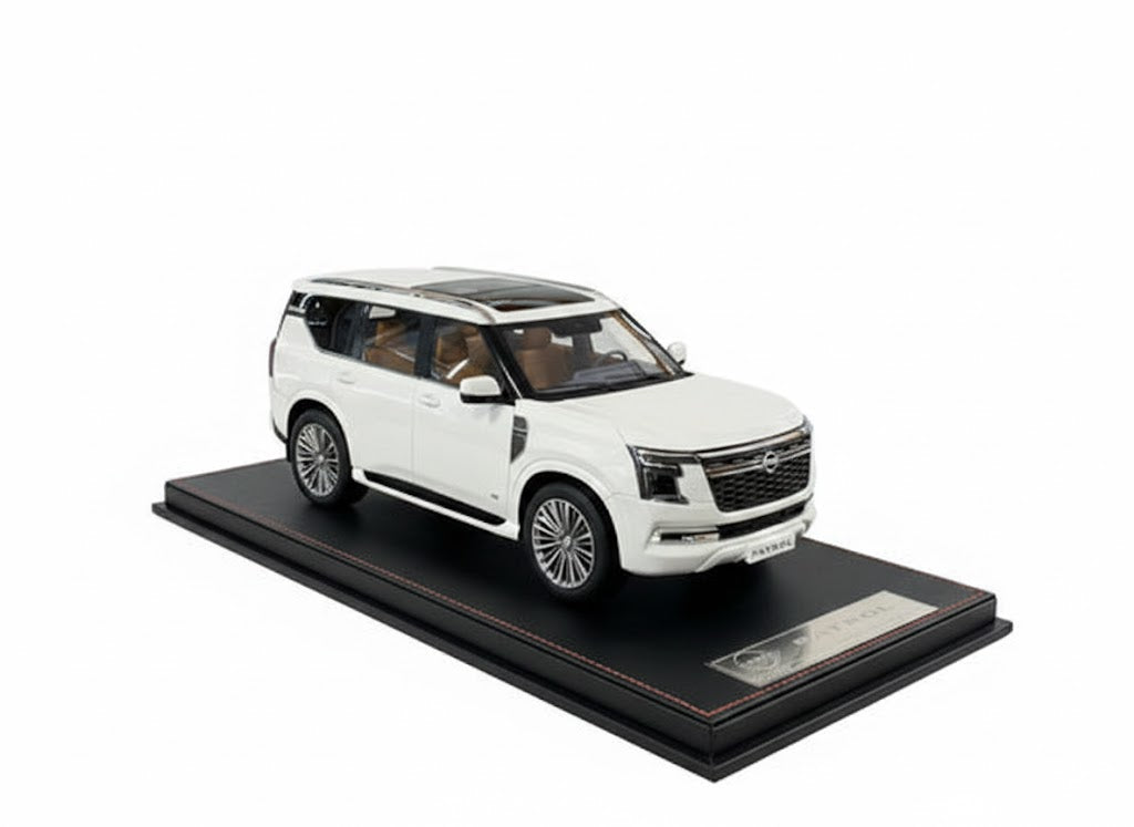 Nissan Patrol Y63 Platinum – White – Limited Edition 50 pcs 1/18