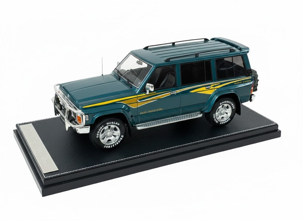 Nissan Patrol Super Safari Y60 Green IVY Models Scale Model Car 1/18