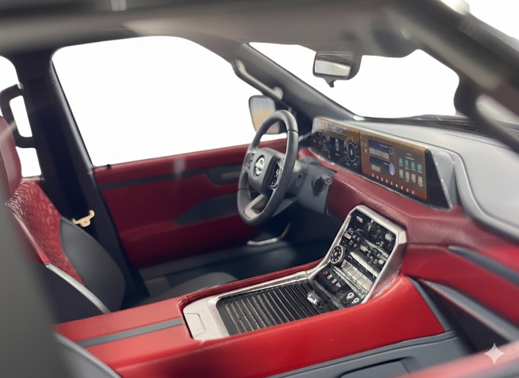 1/18  Nissan Patrol Y63 Platinum – Grey/Black – Limited Edition (50 pcs) SKU:FCDT4707