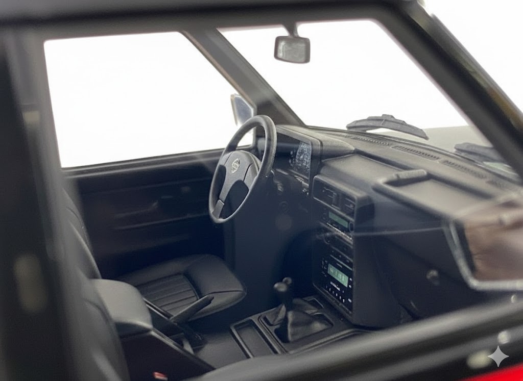 1/18 Diecast Nissan Patrol Super Safari Y60 Black IVY Models Scale Model Car