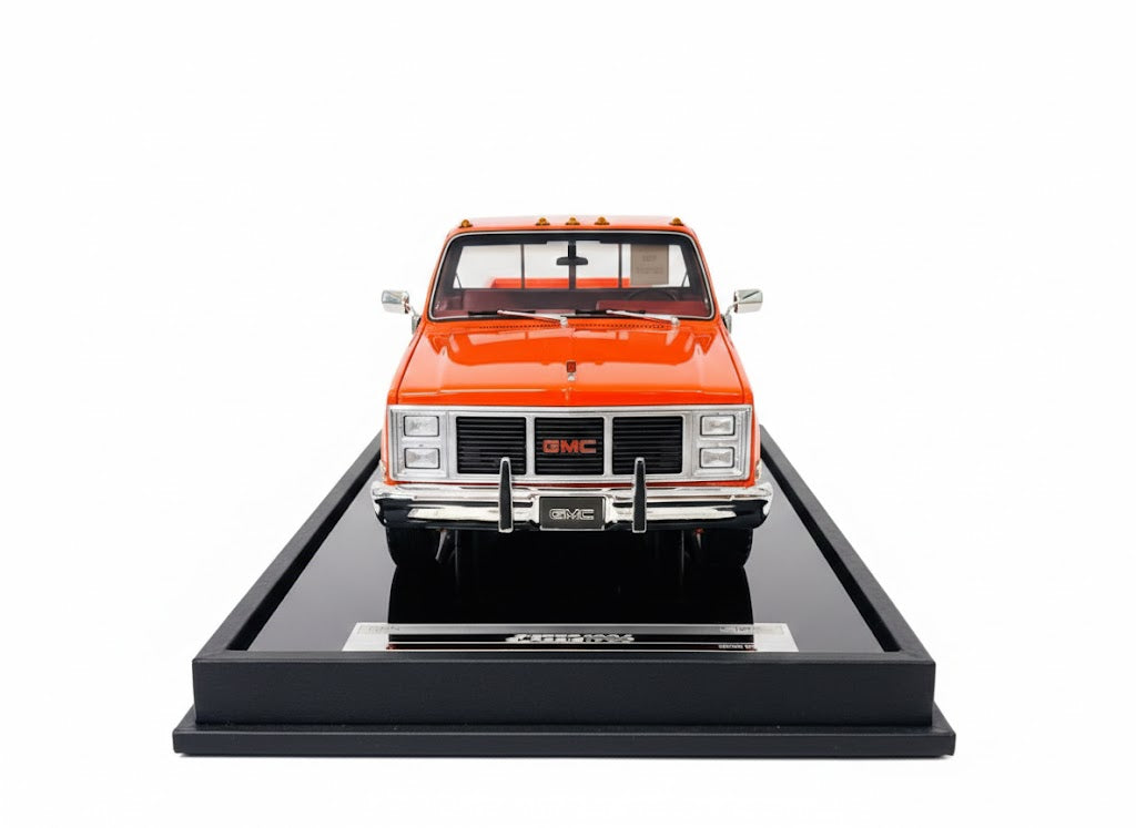 1/18 Resin- Old School Models GMC Sierra Classic 3500 (1986) in Orange, Limited to 110 Pieces