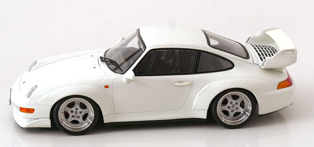 Porsche 911 (993) GT2 with Speedline Rims 1996 White – Diecast Model KK Scale – 1:18